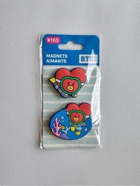 BT21 TATA Magnets ! (2-in-1 Pack)